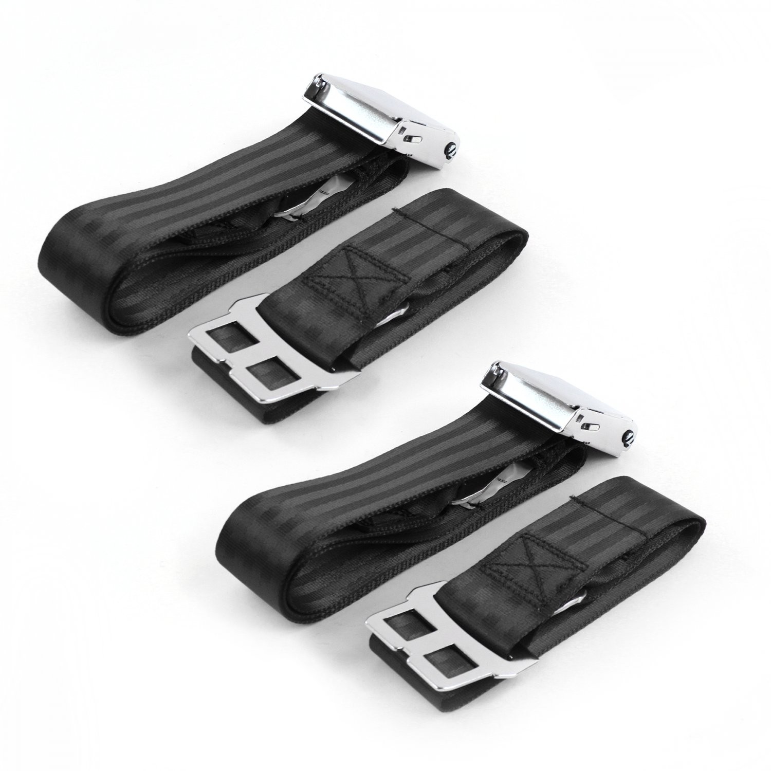 Ford GT40 1964-1969 Seat belt kits with fixings Set Black