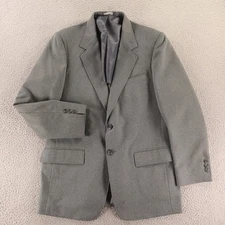 Perma-Prest Classic Collection Blazer Mens 39R Pinstripe Action Separates USA