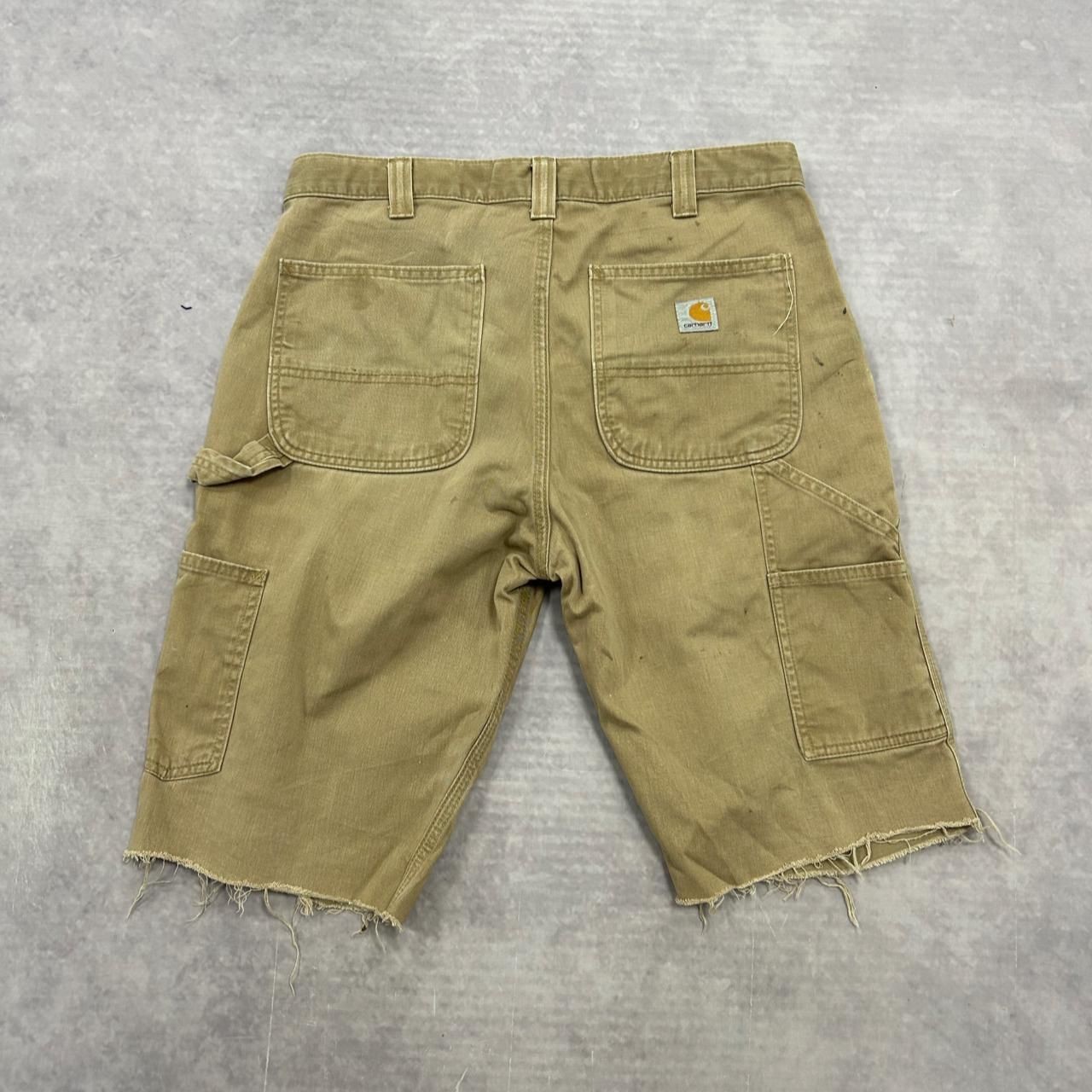 Carhartt Shorts workwear cargo carpenter cut off shorts Men's 34 thumbnail 4