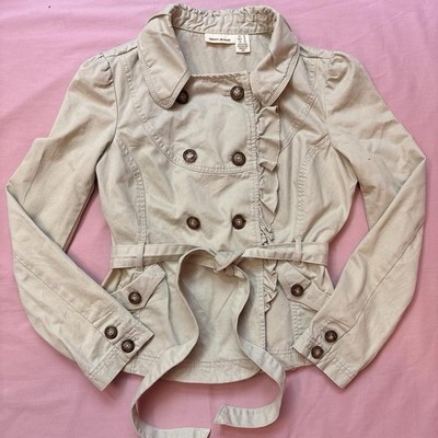 Dkny jacket With Ruffle Trim