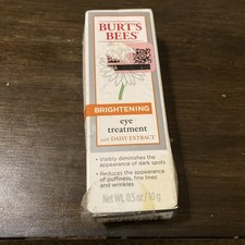 1 Burt's Bees Brightening Eye Treatment, 0.5 oz 10 g Brand New In Box  Sealed