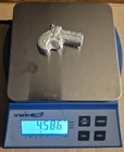4.5 Troy Oz pure Silver Ingot Derringer Gun Hand Poured