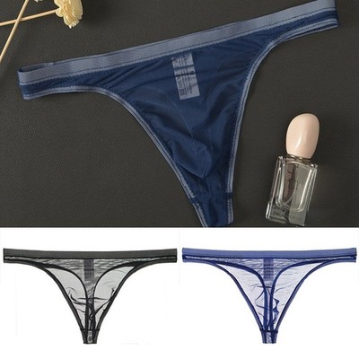 Briefs Underwear T-Back Breathable G-String Lingerie M-2XL Sexy Ultra-thin