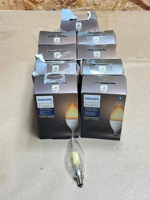 9x Pack Philips Hue 468926 Single Filament LED Smart Lamp Bulb Ambient White