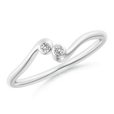 Crown Chakra Round White Topaz Gemstone Stackable Promise Ring Size 7 925 Silver