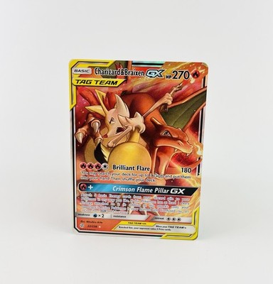 Charizard & Braixen GX Tag Team Near Mint 22/236 Sun & Moon: Cosmic Eclipse 2019