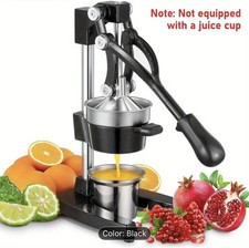 Commercial-Grade Heavy-Duty Manual Citrus Juicer Professional Stainless Steel