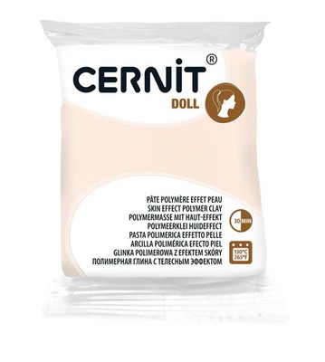 Cernit 6x Cernit DOLL 56 g Biskuit CE0950056042C