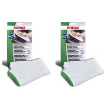2 x SONAX MicrofaserTuch für Polster & Leder Reinigungstuch Mikrofaser