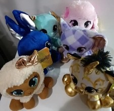 6 GUND P.Lushes Fashion Pets 6  Plush LOT Vero,Ba-Bah,Zuri, Ella,Audrey,PinkyTAG