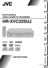 JVC HR-XVC32SUJ VCR Owners Instruction Manual Reprint