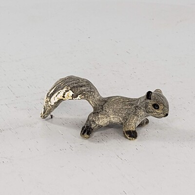 Hagen Renaker Aurasperse Grey Squirrel Baby Miniature Figurine Vintage