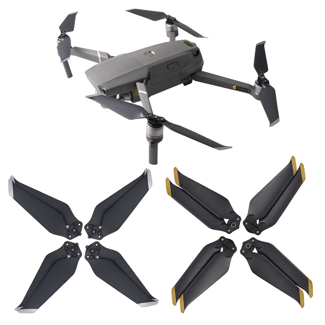 4pcs 8743 Low-Noise Quick-Release Propellers Prop For DJI Mavic Pro Zoom  Drone
