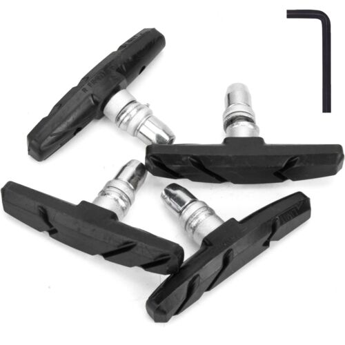 2 Pairs Bike Brakes Pads Set, 70mm for Cruiser MTB Mountain Bicycle Universal...