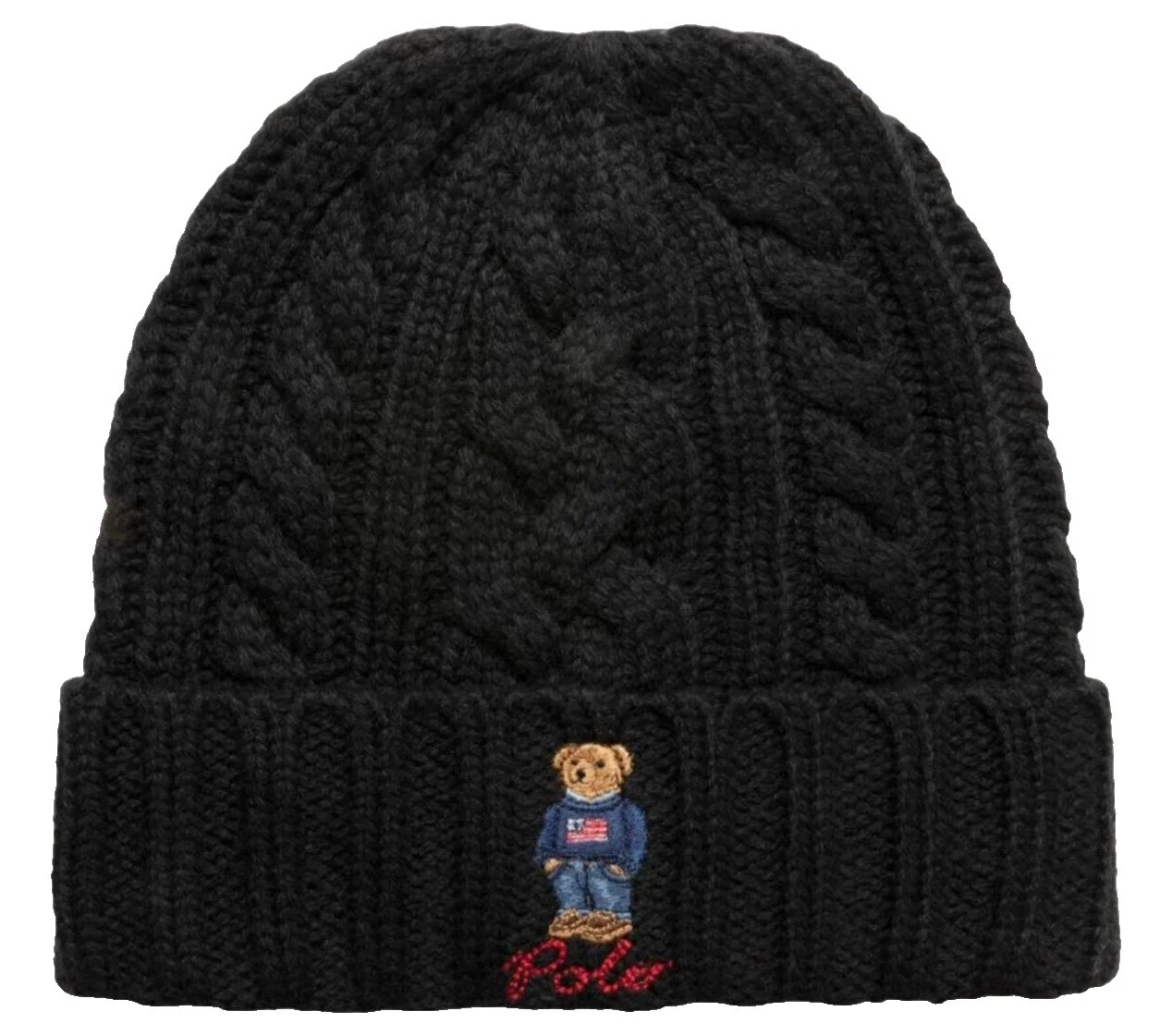Poliéster Polo Ralph Lauren Solid Beanie Sombreros para hombres