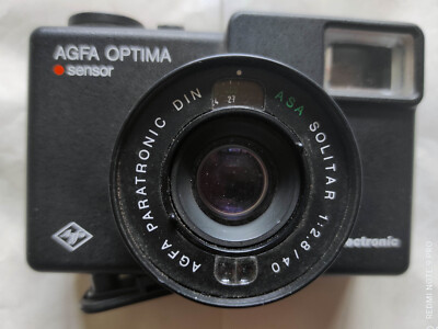 AGFA OPTIMA sensor オプティマ SOLITAR 2.8/40 Vintace Agfa Optima Sensor Electronic Camera - Solitar 2.8
