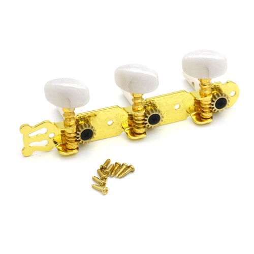 2 pcs Classical Guitar Tuning Peg Gold Plated Machine Head 9mm Tuning Keys Tuner - Picture 2 of 12