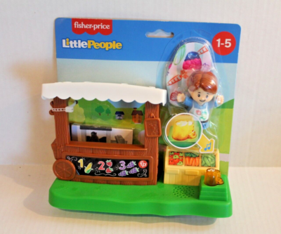 Fisher-Price Little People Produce Market Stand with Music Sound