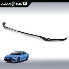 Front Bumper Moldings Left Right Center Black Fits 2021-2024 Toyota Camry XSE SE