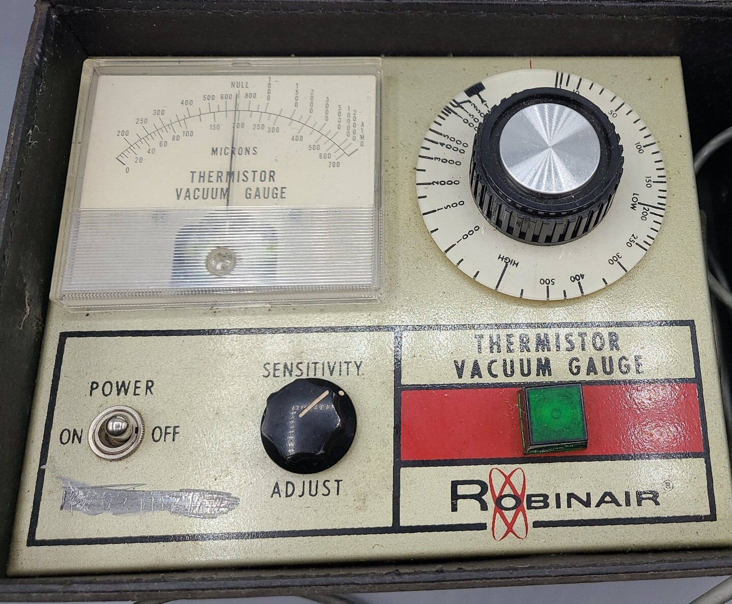 Robinair thermistor vacuum gauge 14010 Tested includes leather case eBay