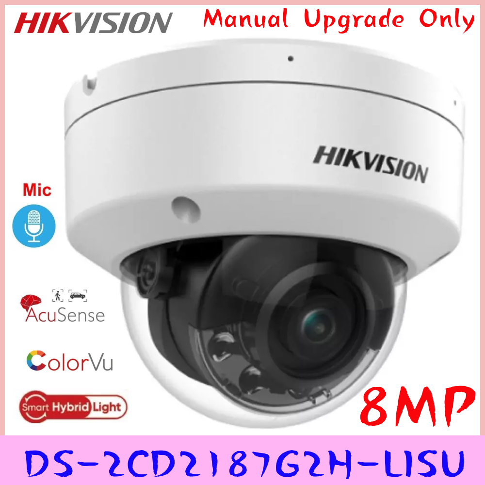Hikvision DS-2CD2187G2H-LISU 8MP ColorVu+AcuSense IP Camera Smart-Hybrid-Light.