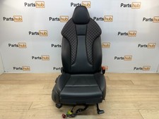 2017-2020 Audi Rs3 Oem Front Right Passenger Black Leather Seat W Red Stitching