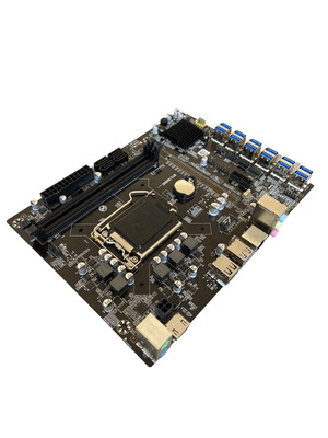 B250C BTC Mining Motherboard LGA 1151 ATX 12x PCIe DDR4   Open Box