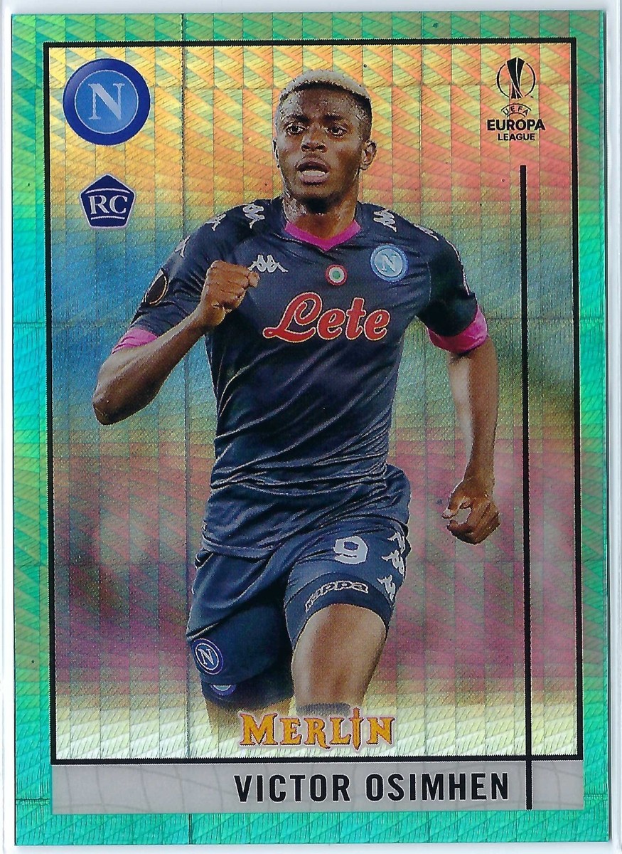 その他 2020 Victor Osimhen Topps Aqua Prizm RC 2020 Victor Osimhen Topps Aqua Prizm RC