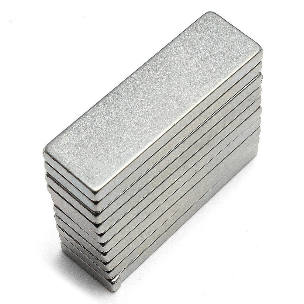 25x8x2mm 1/32 Slot Car Neodymium Magnet Scalextric Carrera - 10 Pack