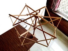Wooden Umbrella Swift Yarn Winder - Knitting Umbrella 24" Swift Yarn women gift