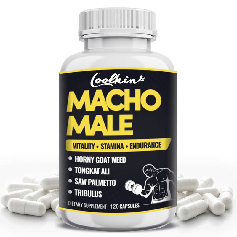 Macho Male- Maca,Tribulus,Testosterone Booster, Energy & Endurance,muscle Health
