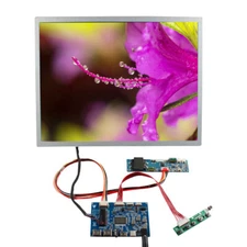 HDUSB LCD Controller Board 15" G150XVN01 1000nit 1024x768 Outdoor LCD Screen