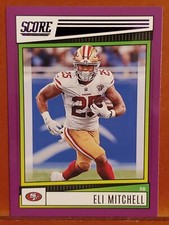 2022 Score Purple #167 Eli Mitchell 49ERS