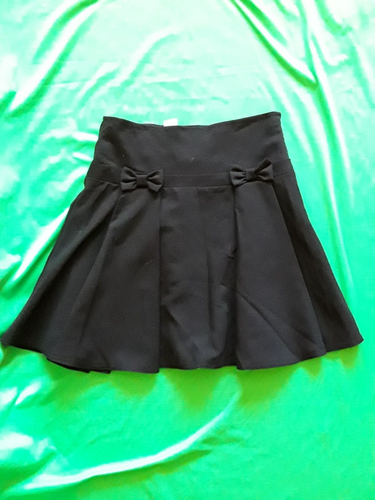 Girls School Formal Casual Party Pleated Black Skirt Size 134 / 9 years - Picture 12 of 13