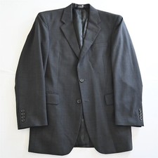 Jos A Bank 38R Dark Gray 100 Wool Mens Blazer Sport Coat Jacket