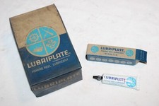 NOS Lubriplate White Grease Lubricant Vendor Box Of 12 1/2oz Tubes New In Box