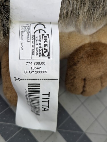 Ikea Hedgehog Hand Puppet Plush 11 Inch Stuffed Animal Toy - Imagen 7 de 9