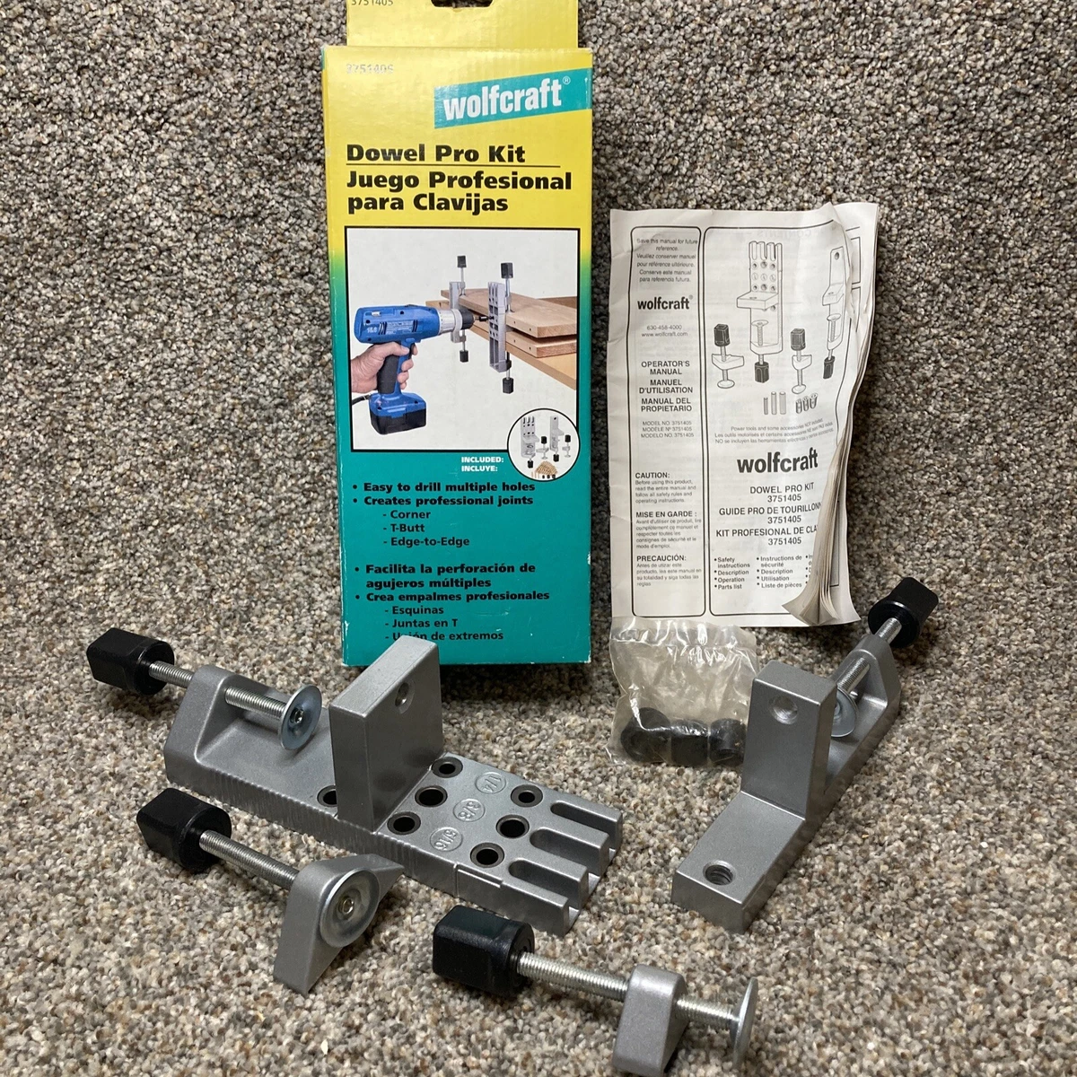 Wolfcraft dowel clearance pro kit