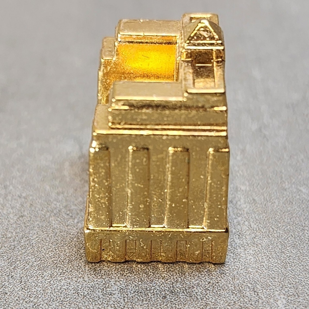 Vintage Monopoly Franklin Mint 24K Gold Plated Replacement Hotel