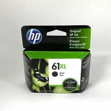 Genuine HP 61XL Black Ink Cartridge in Retail Box
