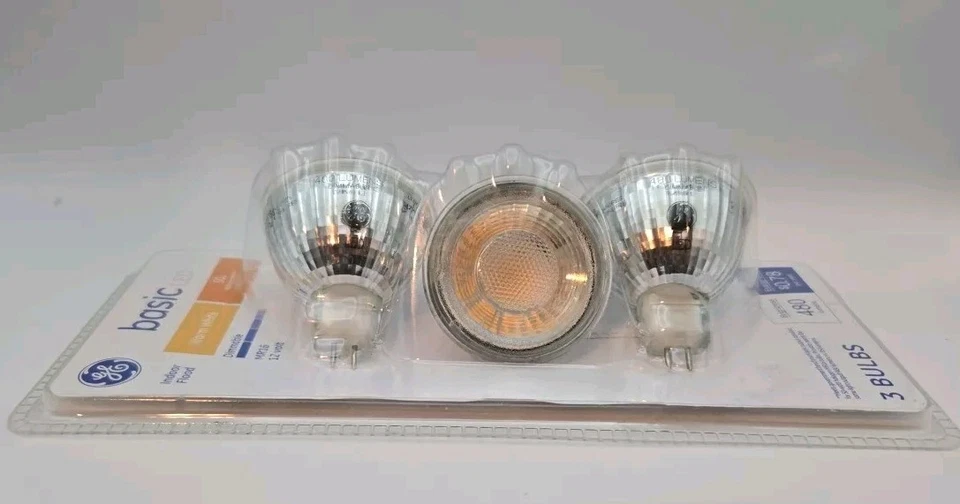 1 Pk Of 3 - GE Basic LED MR16 (50W REPLACEMENT) 6.5W Light Bulbs Dimmable 46281 - Image 4 of 4