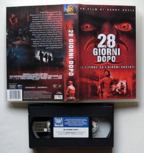 VHS 28 GIORNI DOPO (2002) CILLIAN MURPHY -NAOMI HARRIS - 20th C. FOX-EX NOLEGGIO