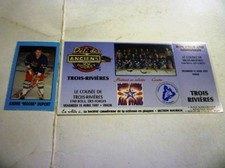 1990's Andre Dupont Signed Trois-Rivieres Ticket