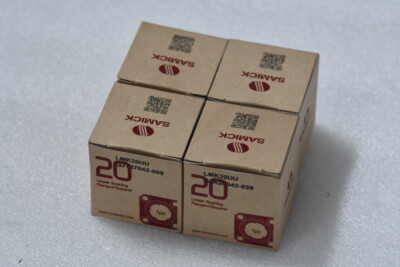 (4pcs) SAMICK LMK20UU Linear Bushing Flanged (Square), Free shipping