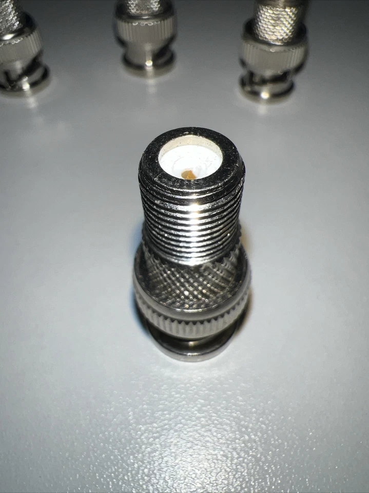 BNC FITTINGS BNC MALE TO F-TYPE RG59/RG6 FEMALE 4 PACK - Image 3 of 3