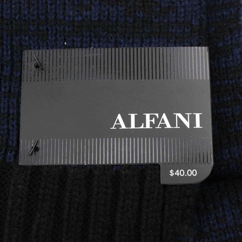Alfani Men’s Navy Space-Dyed Scarf MSRP $40.00 - Picture 3 of 5