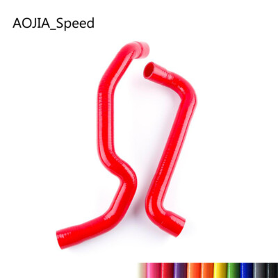 For 1988-1991 BMW E30 M3 2.3L MT RED Silicone Radiator Coolant Hose Kits