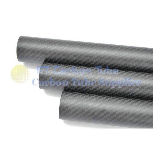500mm OD 3K Carbon Fiber Tube/Shaft ID 44 46 47mm 48mm X 500mm Roll Wrapped Pipe - Picture 3 of 7