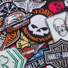 Embroidered Iron-on Patches Biker Motorcycle Patch MC Club Classic Logo