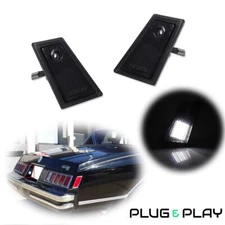 For 79-88 NEW Monte Carlo Monte Carlo SS LS License Plate Lights White LED Lamps